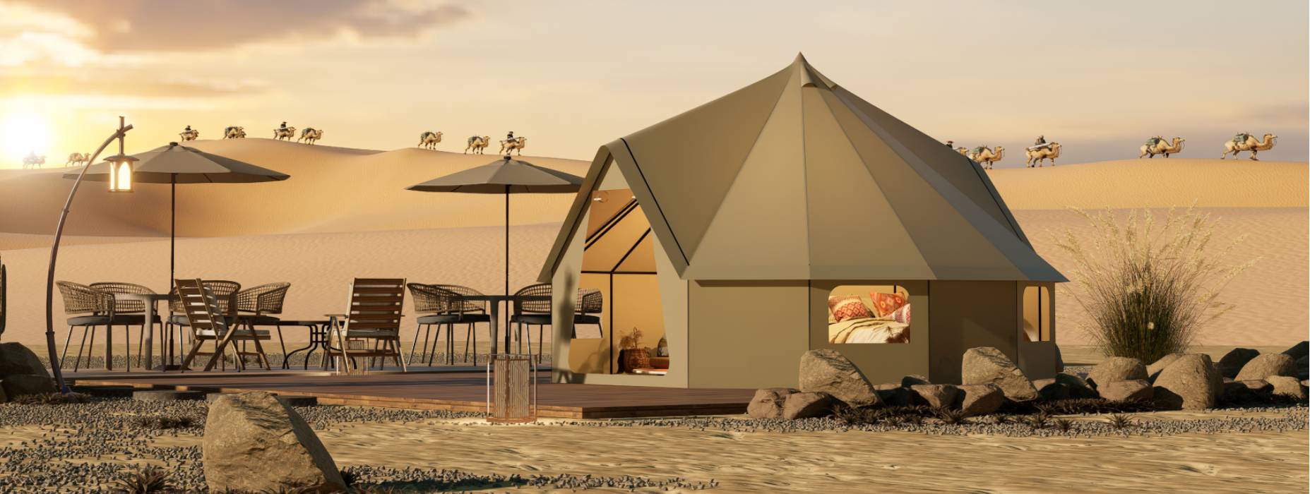 西藏露营酒店帐篷产品